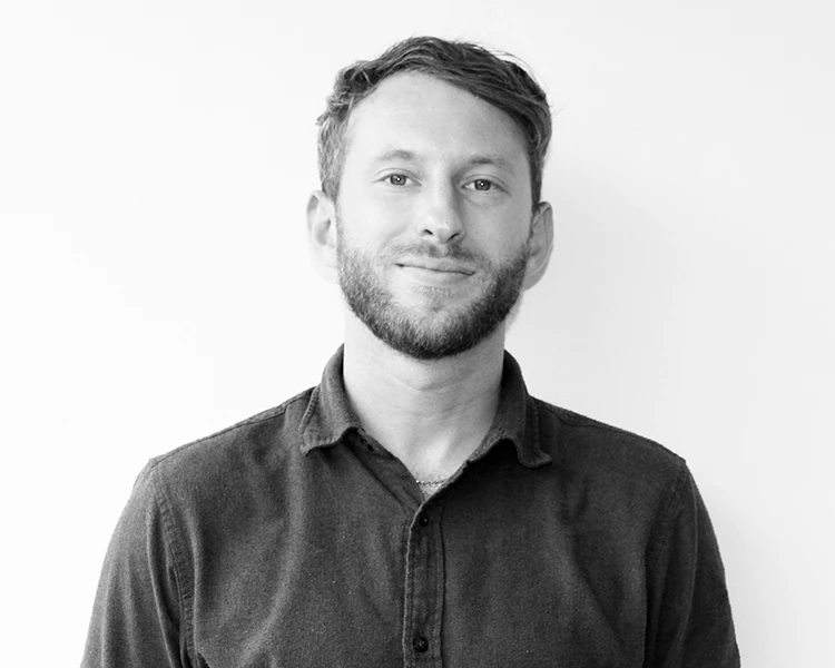 SEAN_Portfolio & CV_BW Portrait of Seán Casey, Water Feature Designer at JML