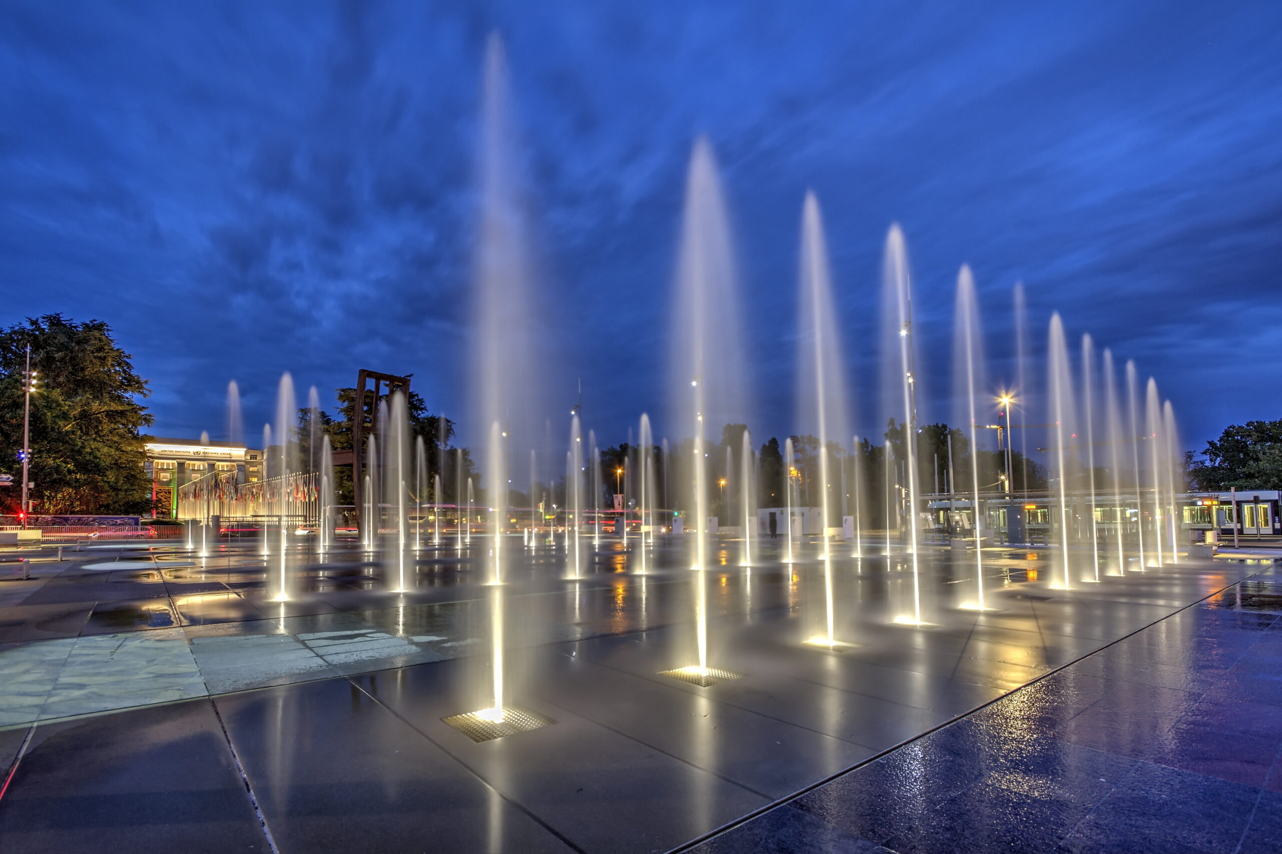 United-Nations place, Geneva, Switzerland, HDR